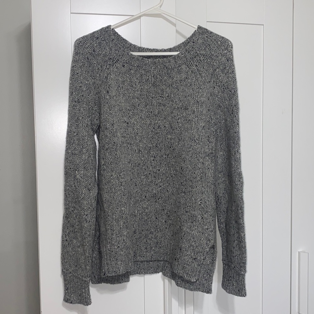 Willi Smith Gray Crew Neck Sweater Size L